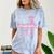 Senior Mom 2027 Class Of 2027 Coquette Bow Graduation 2027 Comfort Color Blast T-Shirt Ocean