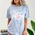 Senior Mom Class Of 2026 Baseball Mom Graduation Comfort Color Blast T-Shirt Ocean