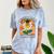 Senior Mom Class Of 2026 Daisy Flower Retro Graduation Comfort Color Blast T-Shirt Ocean