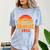 Senior Sunrise Class Of 2026 Graduation Proud Graduate Retro Comfort Color Blast T-Shirt Ocean