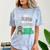 Social Work Student Masters Degree Graduation Comfort Color Blast T-Shirt Ocean