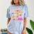 Social Worker T Shirt Graduation Social Work Month Comfort Color Blast T-Shirt Ocean