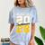 Sophomore 2028 Class Of 2028 Graduation 2028 10th Grade Comfort Color Blast T-Shirt Ocean