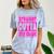 Straight Outta 8th Grade Graduation Eighth Grade T-Shirt Comfort Color Blast T-Shirt Ocean