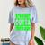 Straight Outta Fourth Grade Graduation Class Comfort Color Blast T-Shirt Ocean