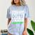 Straight Outta Junior High School Class Of 2022 Graduation Comfort Color Blast T-Shirt Ocean
