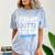 Straight Outta Third Grade Class Of 2019 Graduation Comfort Color Blast T-Shirt Ocean