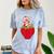 Strawberry Shortcake Sitting On Strawberry Retro Nostalgia Comfort Color Blast T-Shirt Ocean