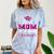 Super Proud Mom Of 2025 Graduate Senior Graduation Family Comfort Color Blast T-Shirt Ocean