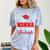 Super Proud Nonna Of 2025 Graduate Senior Graduation Family Comfort Color Blast T-Shirt Ocean