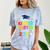 I Survived Kindergarten Graduation 2025 Graduate Boys Girls Comfort Color Blast T-Shirt Ocean