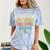 i Survived My Moms Doctoral Degree Doctorate Graduation Comfort Color Blast T-Shirt Ocean