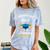 I Survived My Son's Sociology Degree Graduation Comfort Color Blast T-Shirt Ocean