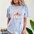 Weightlifting Senior 2024 Graduation Comfort Color Blast T-Shirt Ocean