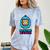 Women's Adulting Is A Myth Retro Pixel Pet Nostalgia Millennials Comfort Color Blast T-Shirt Ocean