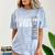 Women's Senior Class Of 2026 Graduation Year High School & College Comfort Color Blast T-Shirt Ocean