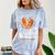 Women's Senior Niece Class Of 2026 Basketball Graduation Heart Comfort Color Blast T-Shirt Ocean