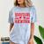 Wrestling Senior Night Wrestling Senior 2025 Graduation 7 Comfort Color Blast T-Shirt Ocean