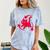 Yk2 Grunge Scary Cat With Shooting Stars 90s Nostalgia Comfort Color Blast T-Shirt Ocean