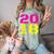 2018 Big Neon Numbers For The New Year Or Graduation Comfort Color Blast T-Shirt Fern