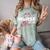 2018 Nursing School Graduation New Nurse Shirt Comfort Color Blast T-Shirt Fern