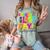 2025 Last Day Of School Autograph Kindergarten Graduation Comfort Color Blast T-Shirt Fern