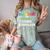 3rd Grade Level Complete Third Grade Graduation Comfort Color Blast T-Shirt Fern