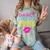 80s Outfit Women Nostalgia Eighties Party Comfort Color Blast T-Shirt Fern
