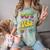 90s Nostalgia Retro Apparel 90'S Vibe Retro Comfort Color Blast T-Shirt Fern