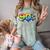 90s Retro Pop Art Rainbow Lips Nostalgia Costume 90s Comfort Color Blast T-Shirt Fern 90s Retro Pop Art Rainbow Lips Nostalgia Costume 90s Comfort Color Blast T-Shirt Fern