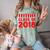 & Red Class Of 2018 Senior Graduation T Shirt Comfort Color Blast T-Shirt Fern