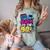 Back To The 90s Nostalgia Cassette Game Console Boombox Comfort Color Blast T-Shirt Fern