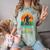 Bigfoot Introvert People Not A Big Fan Retro Sasquatch Comfort Color Blast T-Shirt Fern