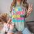 Born In The 90's But The 2000's Raised Me Y2K Nostalgia Comfort Color Blast T-Shirt Fern