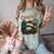 Christmas Movies Chill Retro VHS Holiday Nostalgia Comfort Color Blast T-Shirt Fern