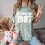 Class Of 1987 High School College Graduation Reunion Comfort Color Blast T-Shirt Fern