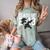 Class Of 2018 Graduation Dabbing Panda Bear Comfort Color Blast T-Shirt Fern