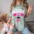 Class Of 2018 Preschool Graduation Girls Pre K Comfort Color Blast T-Shirt Fern