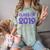 Class Of 2019 High School Graduation Purple Senior Comfort Color Blast T-Shirt Fern