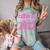 Class Of 2022 Pink Girls Shirt Graduation Comfort Color Blast T-Shirt Fern