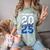 Class Of 2025 Senior Graduation 2025 Blue Comfort Color Blast T-Shirt Fern