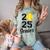 Class Of 2025 Softball Senior Graduation Graduate Women Comfort Color Blast T-Shirt Fern