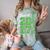 Class Of 2027 Senior 27 High School Graduation Senior 2027 Comfort Color Blast T-Shirt Fern