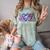 Class Of 2028 Shirt Tie Dye Senior Graduation Class Reunion Comfort Color Blast T-Shirt Fern