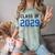 Class Of 2029 Graduation T-Shirts Comfort Color Blast T-Shirt Fern