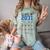 Class Of 2031 Graduation T-Shirt With Space For Handprints Comfort Color Blast T-Shirt Fern