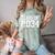 Class Of 2034 Grow With Me First Day Of School Graduation Comfort Color Blast T-Shirt Fern