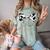 Cow Print Bow And Stethoscope Nurse RN Graduation Coquette Comfort Color Blast T-Shirt Fern