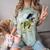 Dinosaur T Rex Rawr Last Day Of School Graduation Shirt Comfort Color Blast T-Shirt Fern