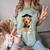 Dog Class Of 2024 Graduation Senior 2024 Men Women Girls Kids Comfort Color Blast T-Shirt Fern